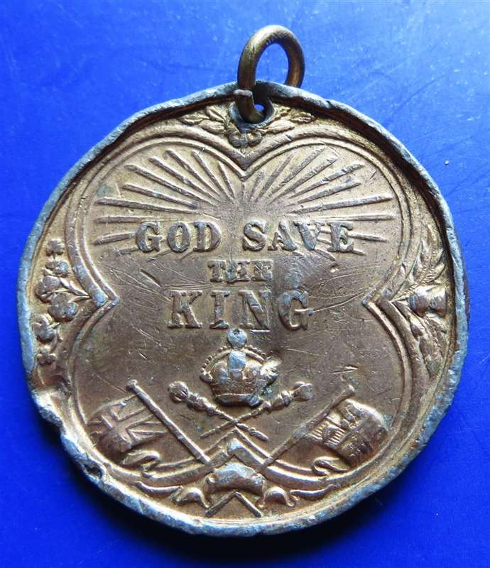 King Edward VII - God Save the King - Medallion