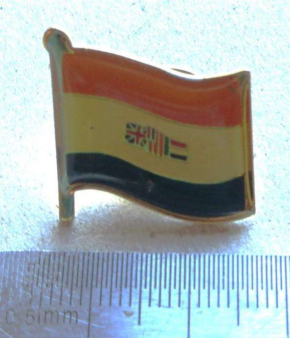 Old Flag Pin Badge