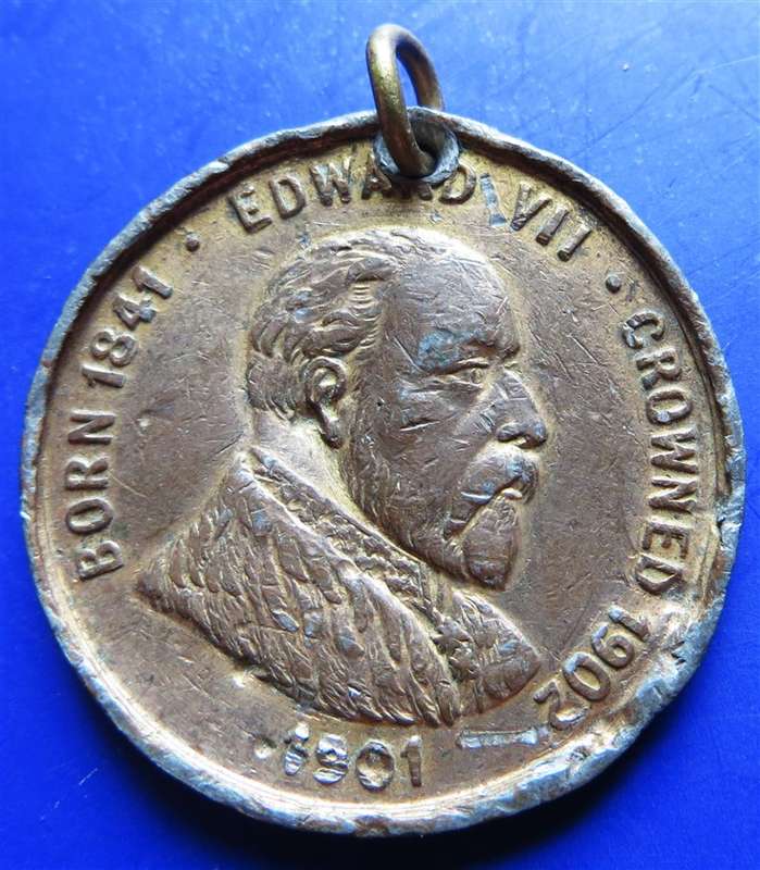 King Edward VII - God Save the King - Medallion