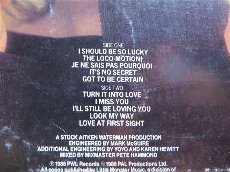 Kylie Minogue - Kylie -  Vinyl VG / Cover VG