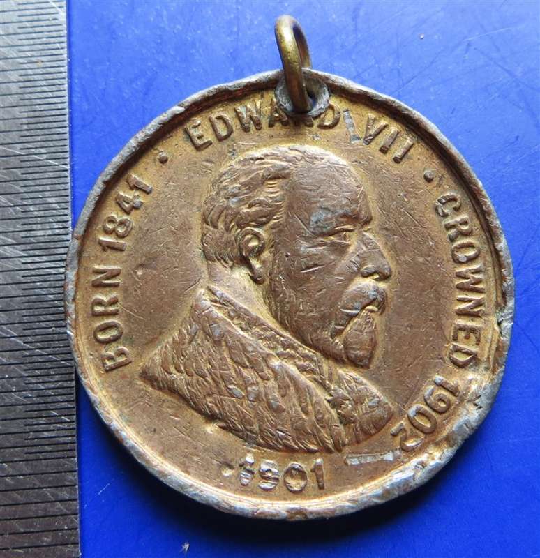 King Edward VII - God Save the King - Medallion
