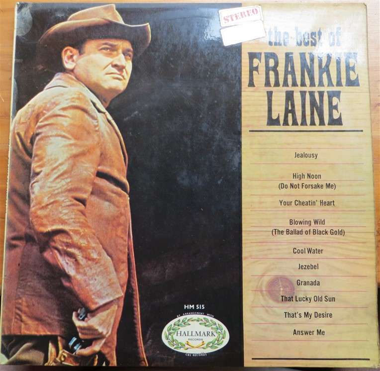 The Best of Frankie Laine - Vintage Vinyl LP - VG