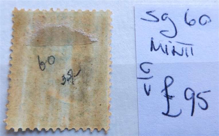 Mauritius Victoria SG60 Mint Cat.Value R2000.00