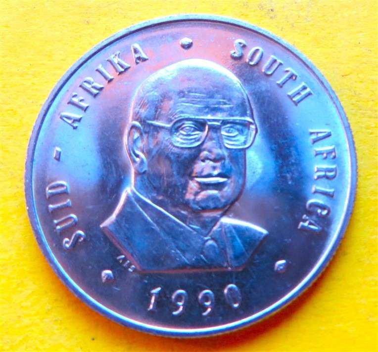1990 SA Nickel R1 Coin