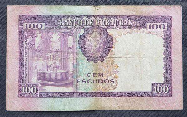 1961 Banco de Portugal 100 Escudos Banknote