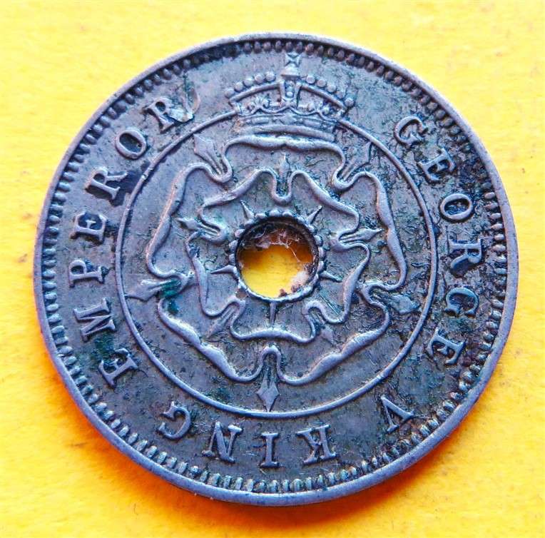 1934 Southern Rhodesia Half Penny