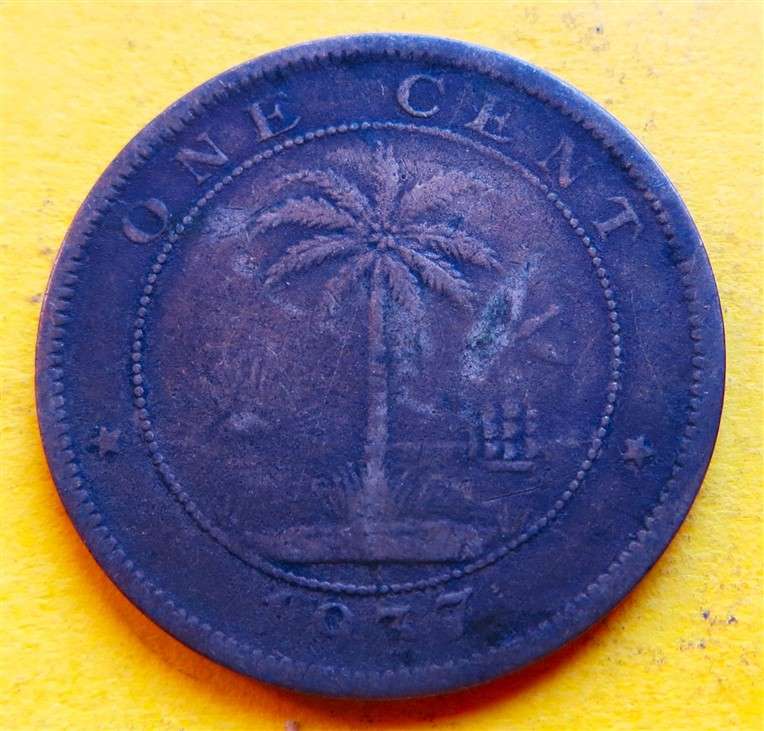 1937 Liberia One Penny