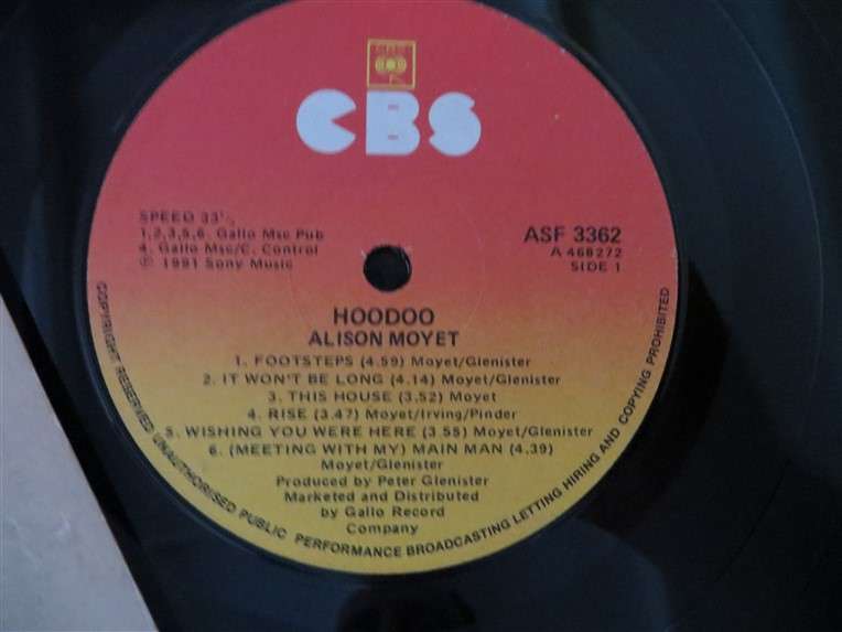 Alison Moyet - Hoodoo - Vintage Vinyl LP VG