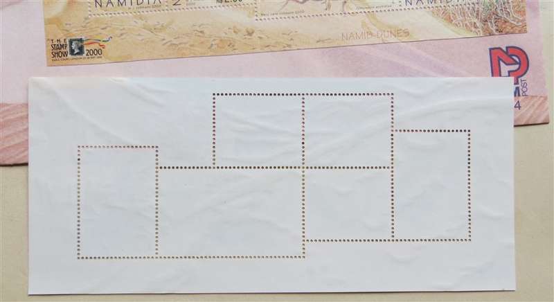 The Namib Dunes  Cover & Minisheet