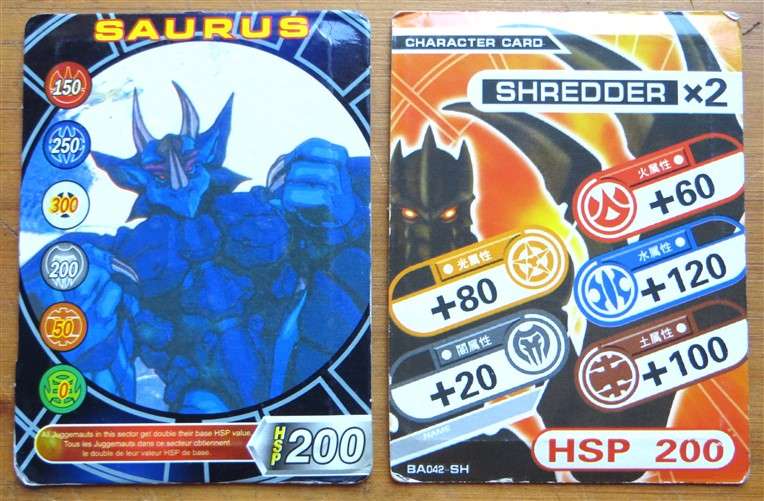Bakugan Card Trading Game Cards - Battle Brawlers