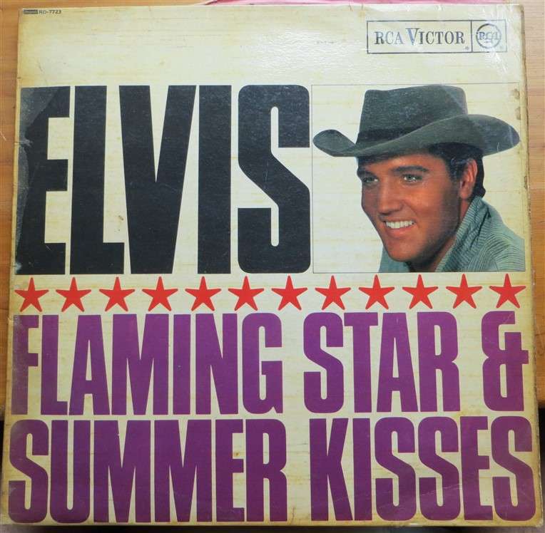 Elvis - Flaming Star & Summer Kisses - Vintage Vinyl LP - VG