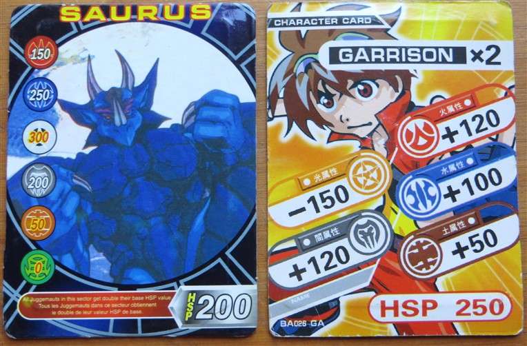 Bakugan Card Trading Game Cards - Battle Brawlers