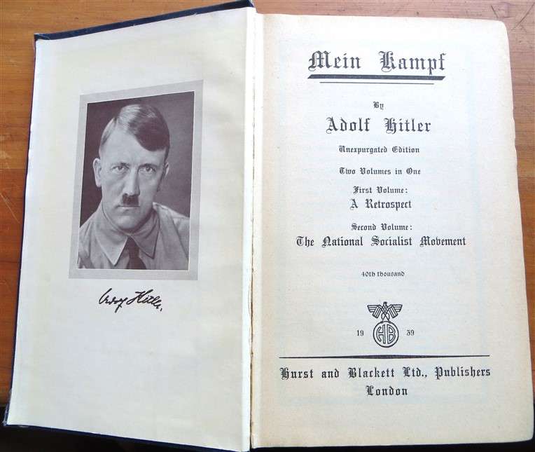 Mein Kampf - Adolph Hitler - 1939 English Translation