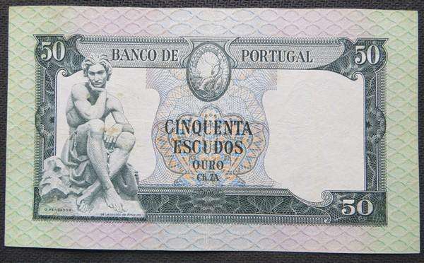 1960 Banco de Portugal 50 Escudos Banknote