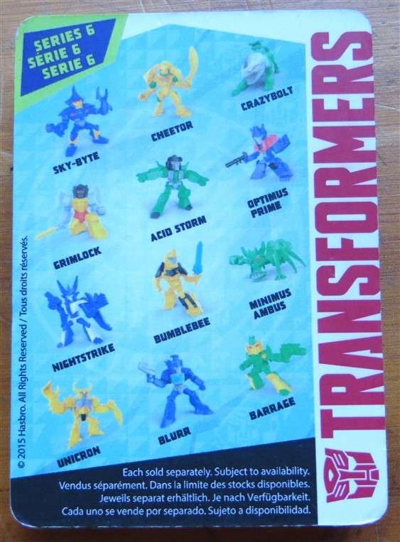 23 x Transformers Trading Cards -  1 Bid for All