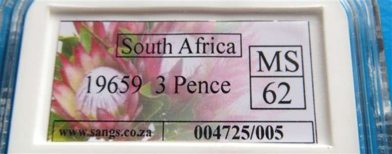 1959 3d MS62 - Error Date on slab - SANGS