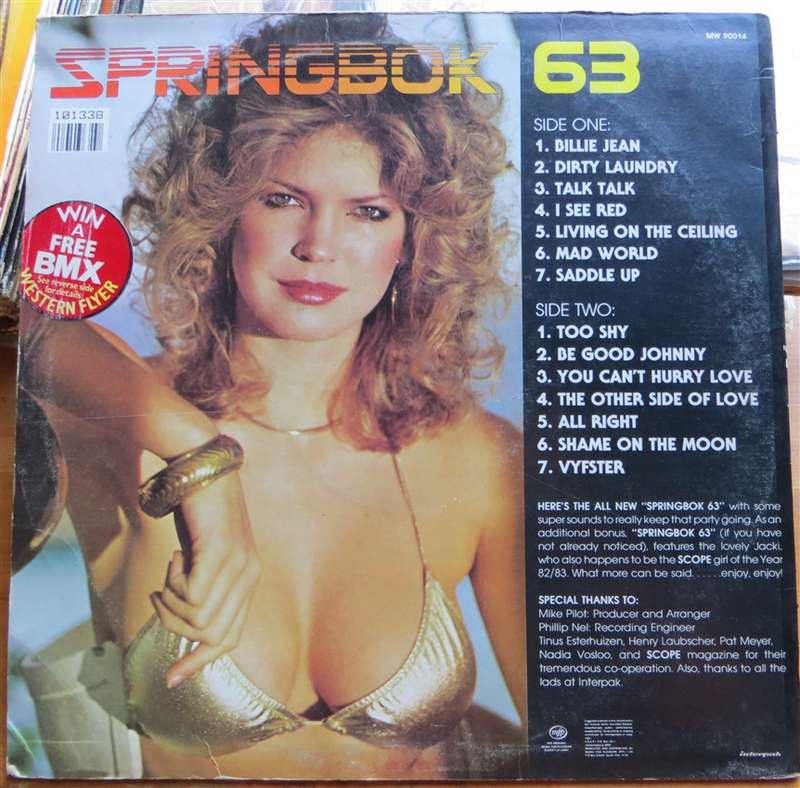 Sprinbok 63 Scope Girl of the Year -  Vinyl VG / Cover VG