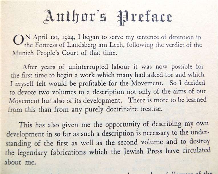Mein Kampf - Adolph Hitler - 1939 English Translation