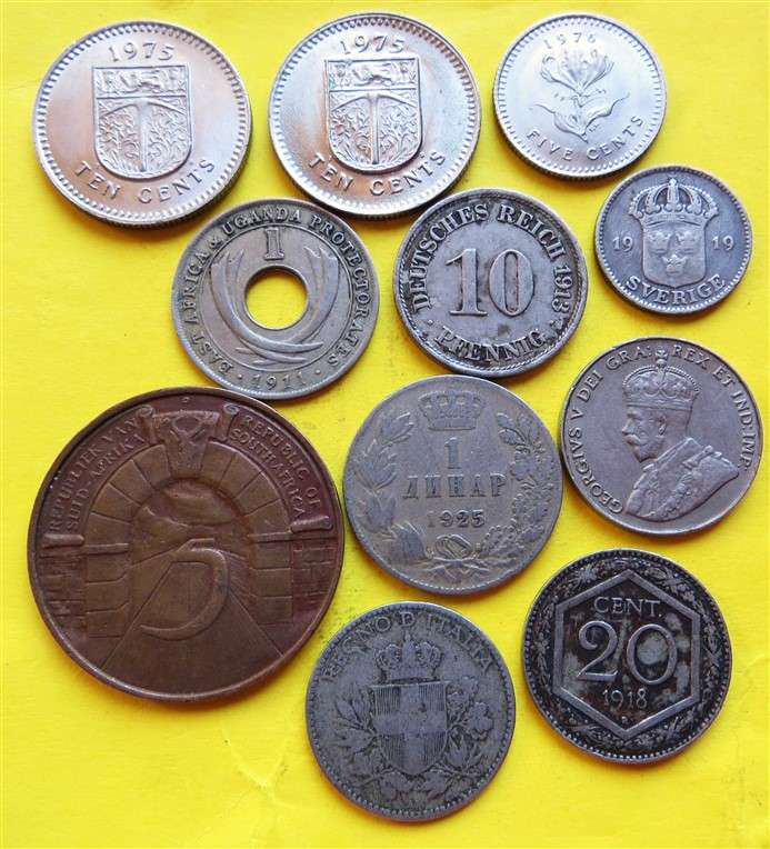 SA / Rhodesia / World Coin Lot - 1 Bid for All