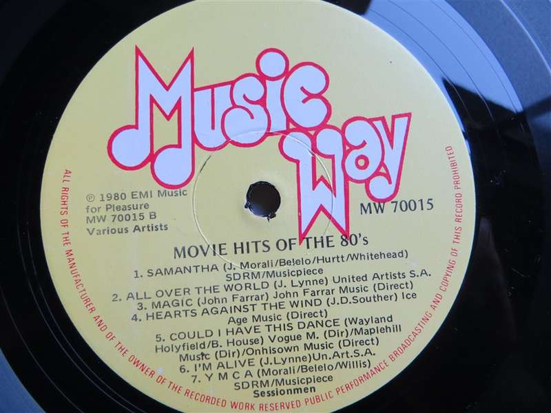 Movie Hits of the sessionmen -  Vinyl VG / Cover VG