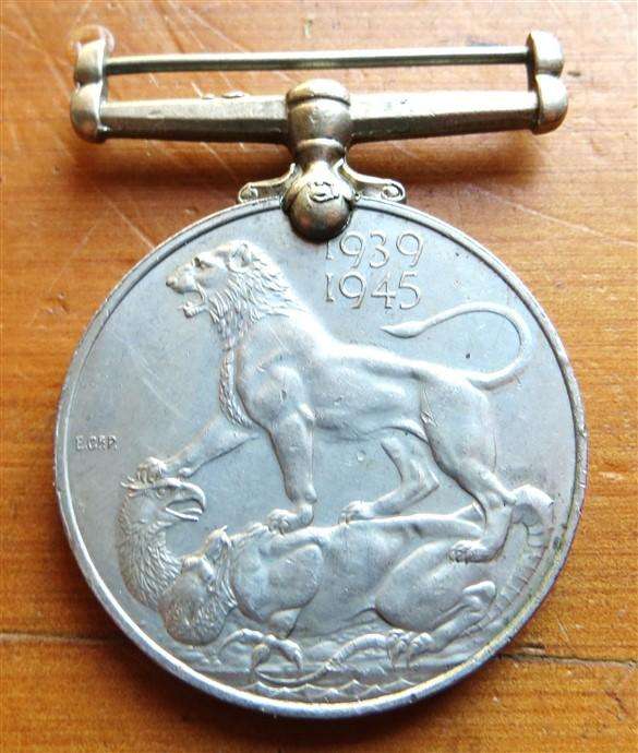 1939 - 1945 WW2 Medals - J.L Hanekom #55742