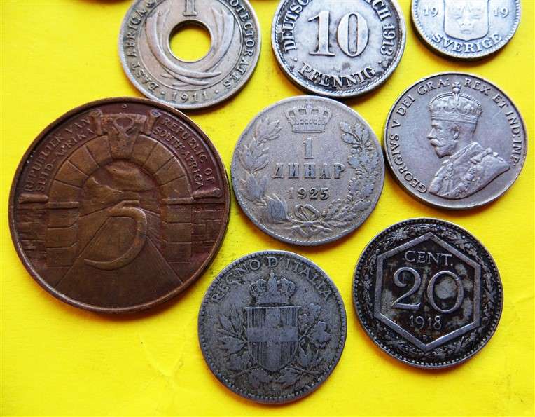 SA / Rhodesia / World Coin Lot - 1 Bid for All