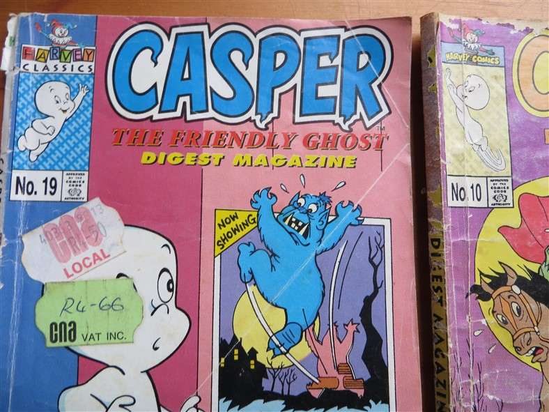 7 x Digest Comic Books  Casper / Archie / Richie Rich - 1 Bid for All