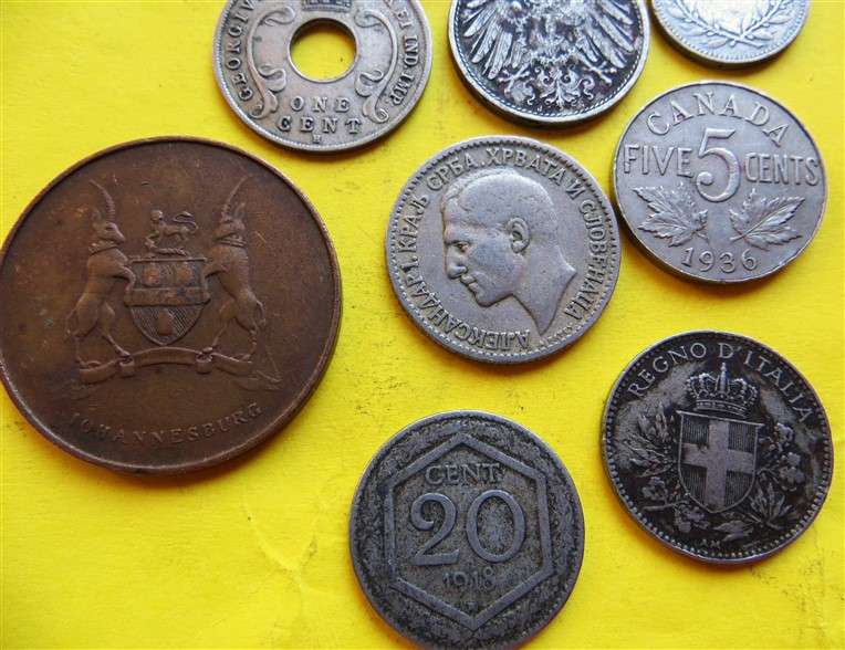 SA / Rhodesia / World Coin Lot - 1 Bid for All