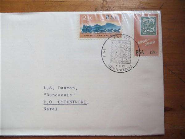 2 x Early RSA No.12 ZAR Commemorative Covers