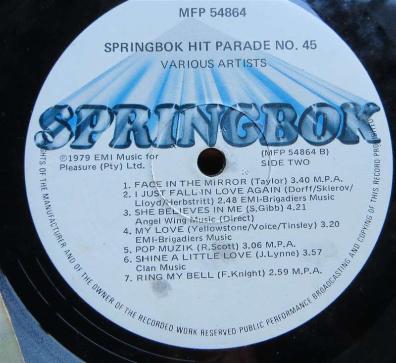 Springbok 45 -  Vinyl VG / Cover VG