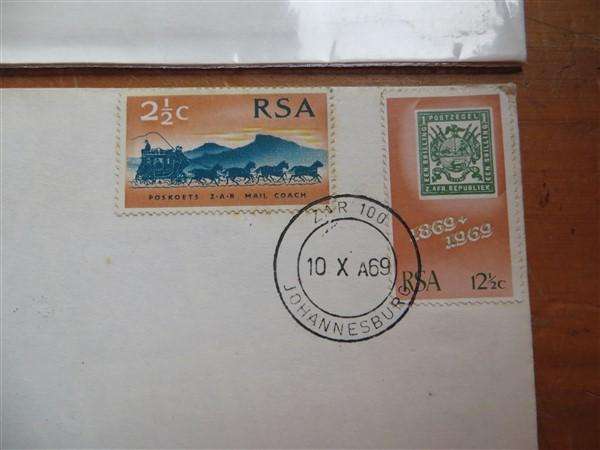 2 x Early RSA No.12 ZAR Commemorative Covers