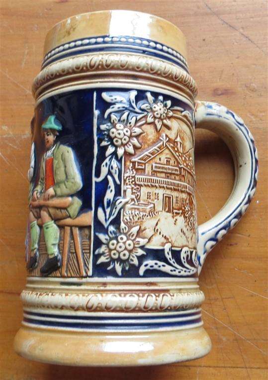 German Stein - Stamped "Foreign" with Numbers