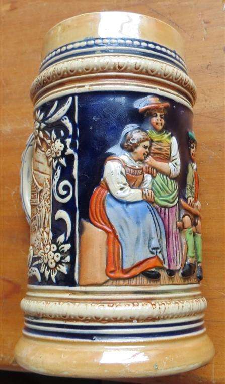German Stein - Stamped "Foreign" with Numbers