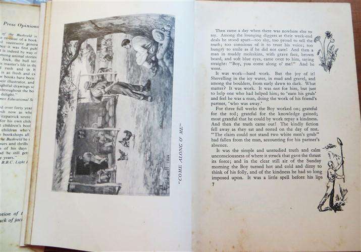 Jock of the Bushveld - Sir Percy Fitzpatrick - Illustrated E.Caldwell - foxing present