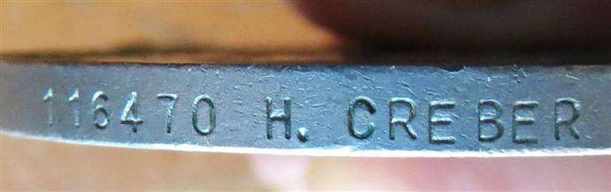 1939 - 1945 WW2 Medals - H.Creber #116470