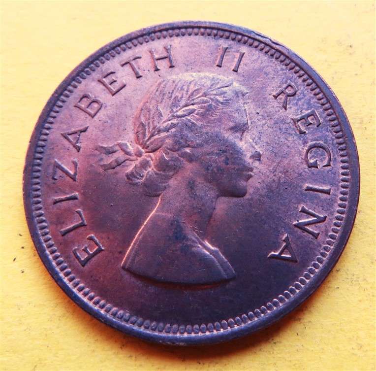 1954 SA Union 1d Penny