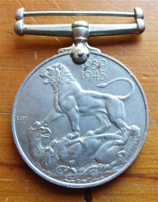 1939 - 1945 WW2 Medals -D.J Zeelie #142356