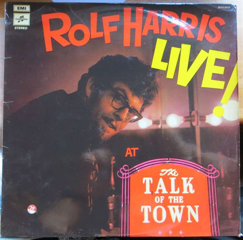 Rolf Harris - Live! -  Vinyl VG / Cover VG