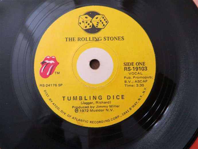 Rolling Stones 7 single - Tumbling Dice/Sweet Black Angel