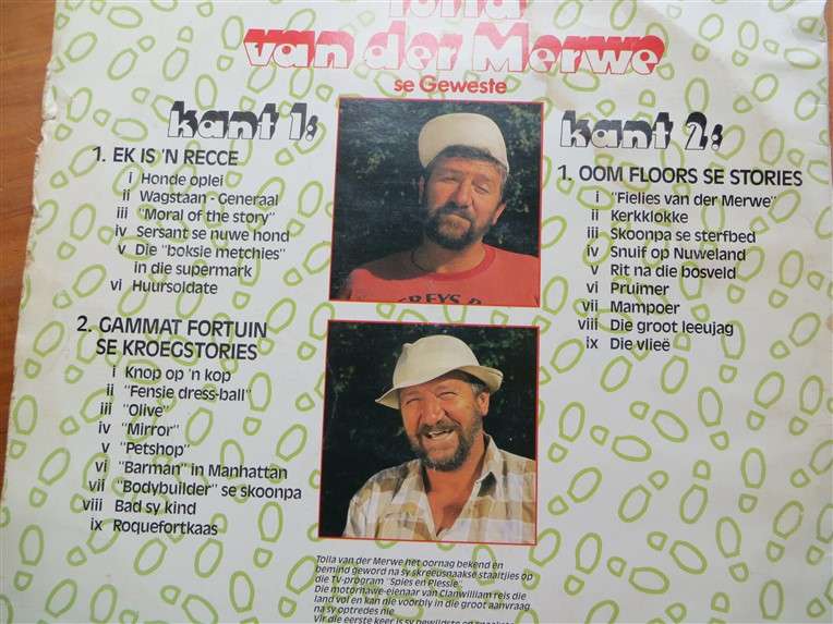 Die Beste Uit Tolla Van Der Merwe se Geweste - Vintage Vinyl LP - VG