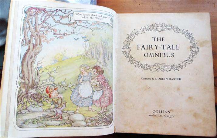 The Fairy Tale Omnibus - Illustrated Doreen Baxter 1953 1st Edition