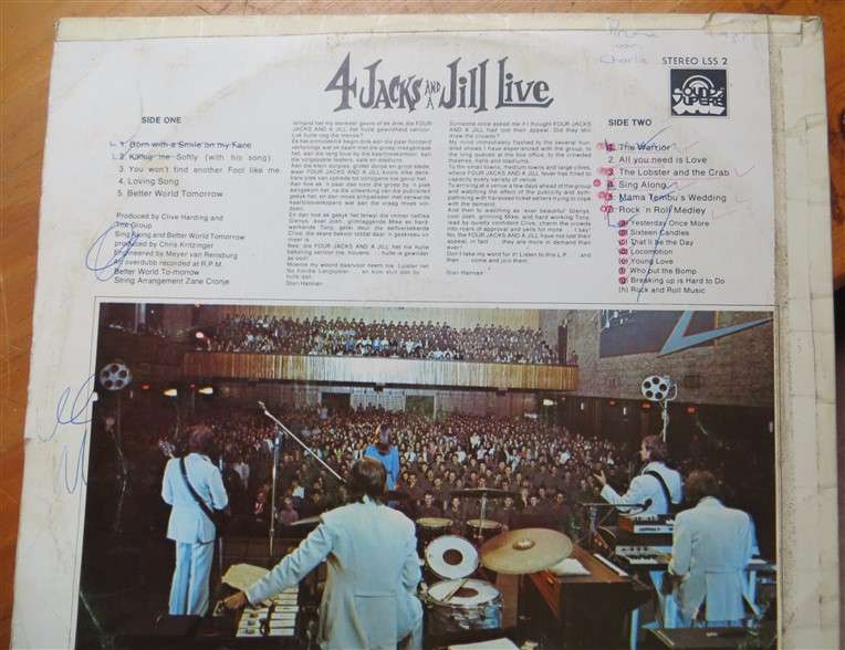 4 Jacks & a Jill - Live - Vintage Vinyl LP - VG