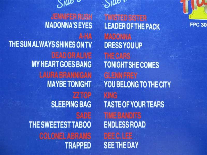 Hits 1 - AHa/ZZ Top/Madonna/Sade  -  Vinyl VG / Cover VG