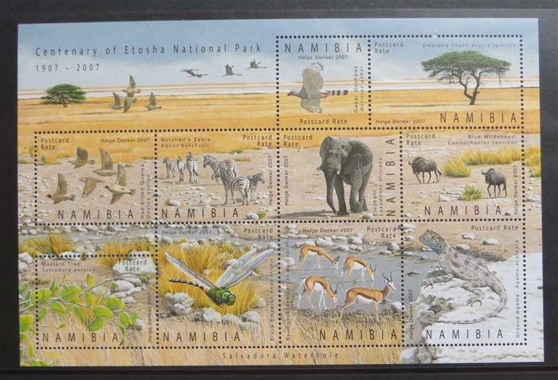 Namibia Etosha National Park Sheet