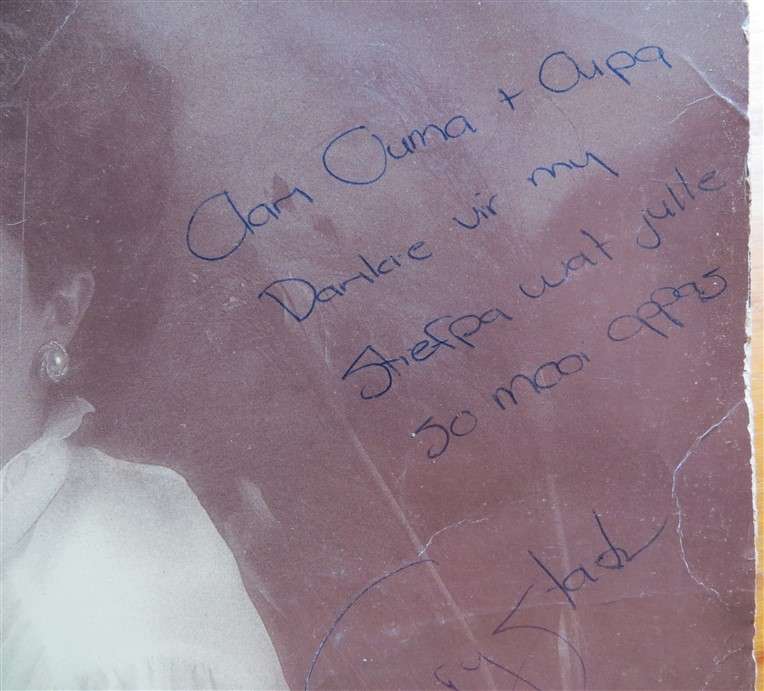 Crystal - Down To Earth - Signed with family message - Vintage Vinyl LP - VG