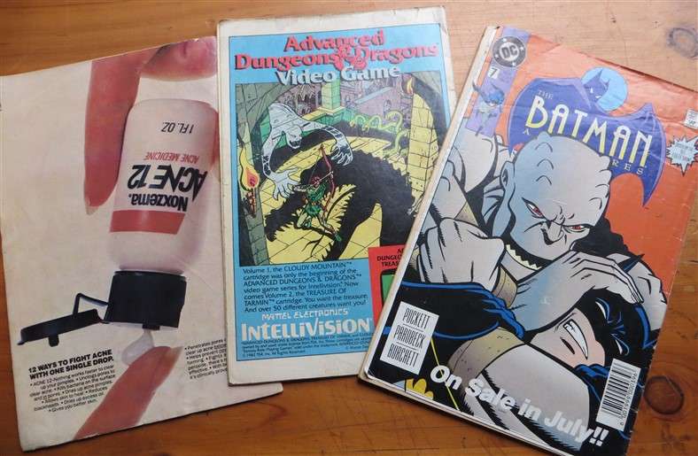 3 x DC Comics  - Batman / Justice League / Blue Devil - Pen markings / drawing
