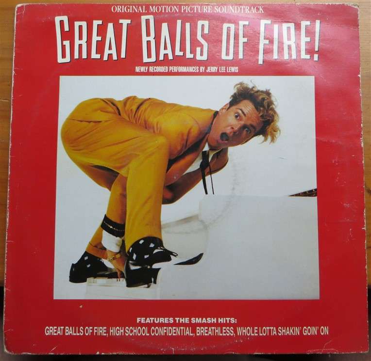 Great Balls of Fire - Jerry Lee Lewis - Vintage Vinyl LP - VG