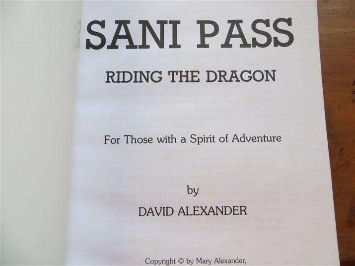 Sani Pass Riding the Dragon - David Alexander