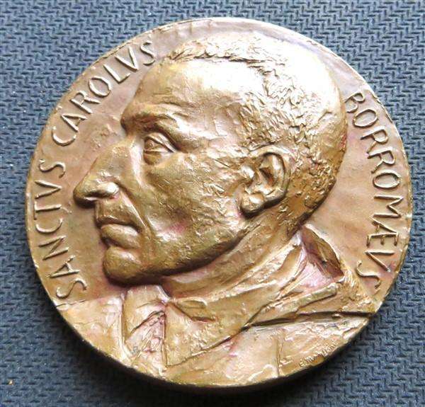 Large Saint Charles Borromeo Humilitas medallion
