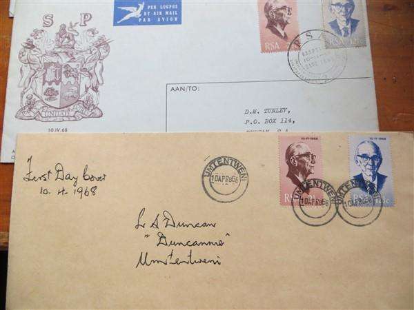 1968 State President Covers - All for 1 Bid